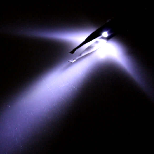 Make Up Pincett med LED Light i Rostfritt stål