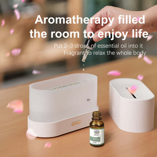 Fire Flame Humidifier Aroma Diffuser Oil Ultrasonic