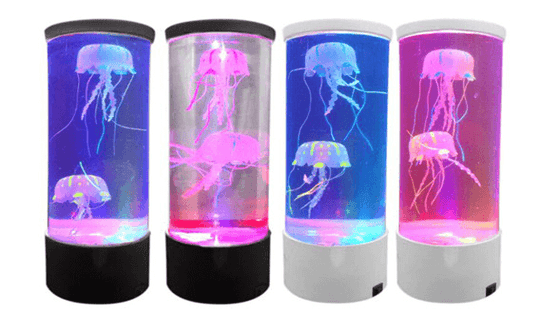 LED jellyfish aquarium lamp night lamp USB powered