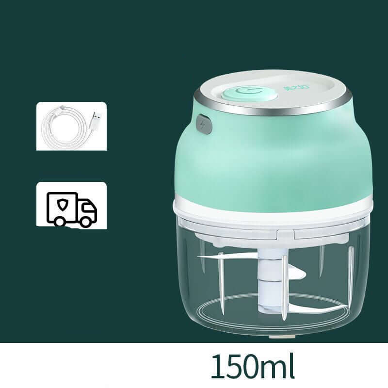 Portable Electric Mini Garlic Chopper Vegetable Fruit Meat Grinder