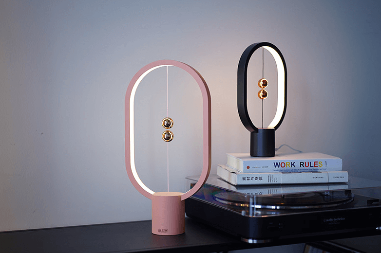 Mini smart magnetic USB suspended LED table lamp