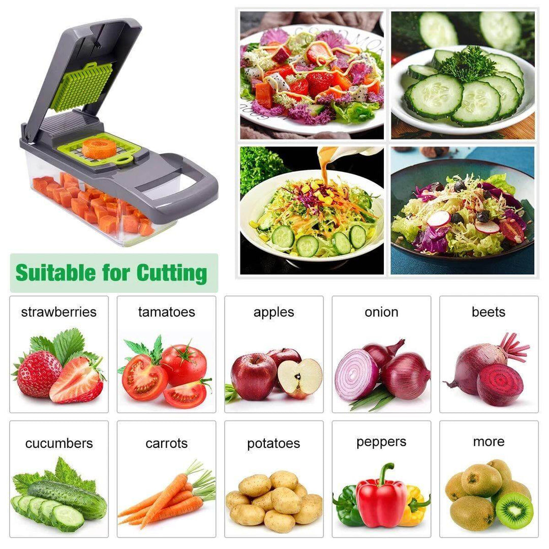 Multifunctional vegetable cutter