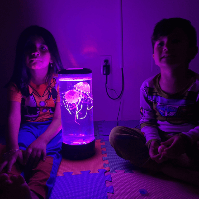 LED jellyfish aquarium lamp night lamp USB powered