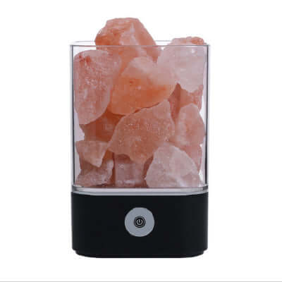 USB LED lamp with crystal light and Himalayan salt