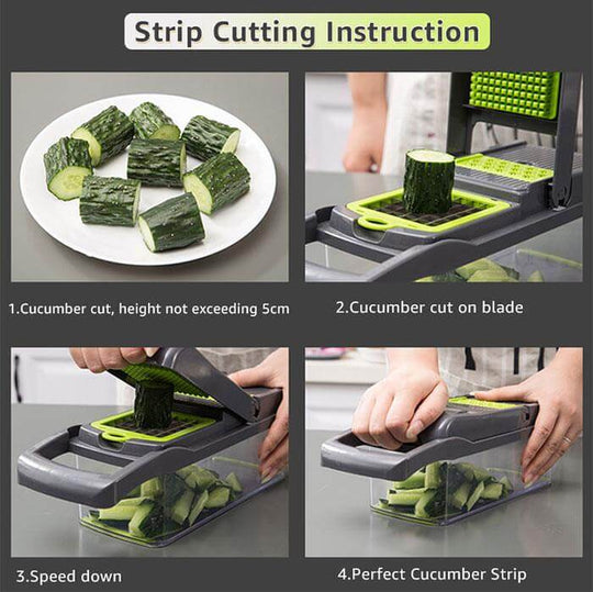 Multifunctional vegetable cutter