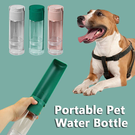 Portable pet water bottle Dog drinking bowl for outdoor use Dogs