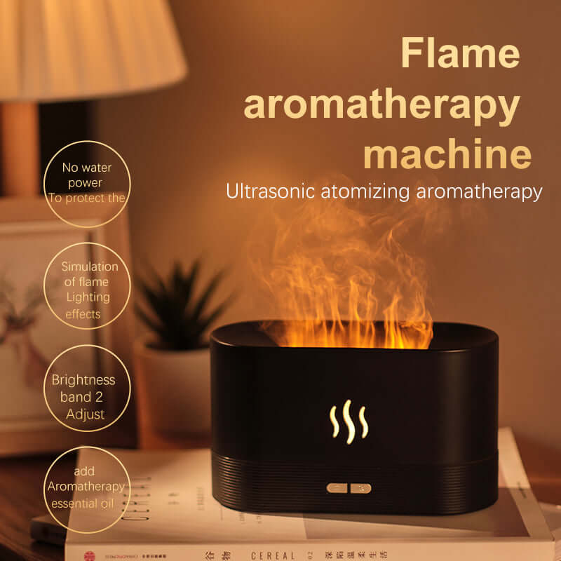 Fire Flame Humidifier Aroma Diffuser Oil Ultrasonic