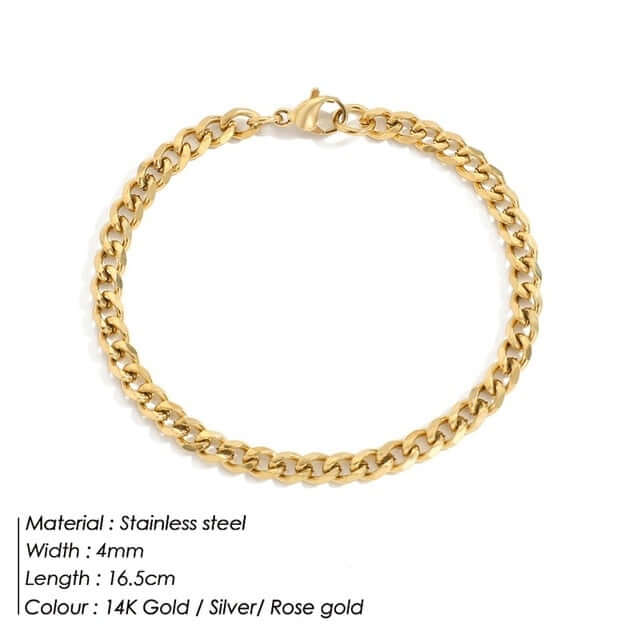 Bracelet in gold/silver colours