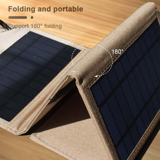 Foldable and portable solar panel