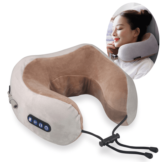 U-shaped neck massage pillow