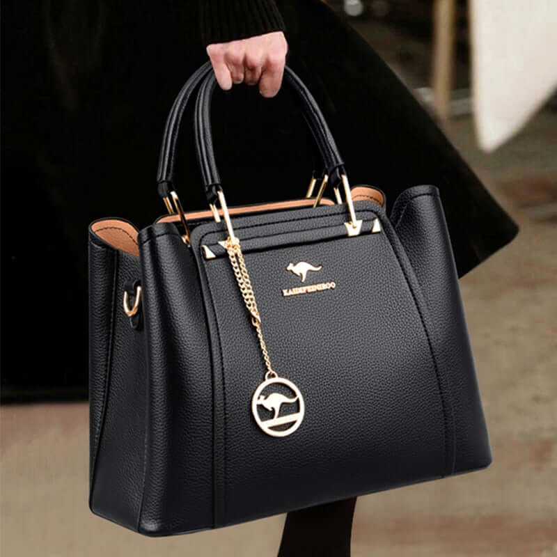 Classic leather bag for women